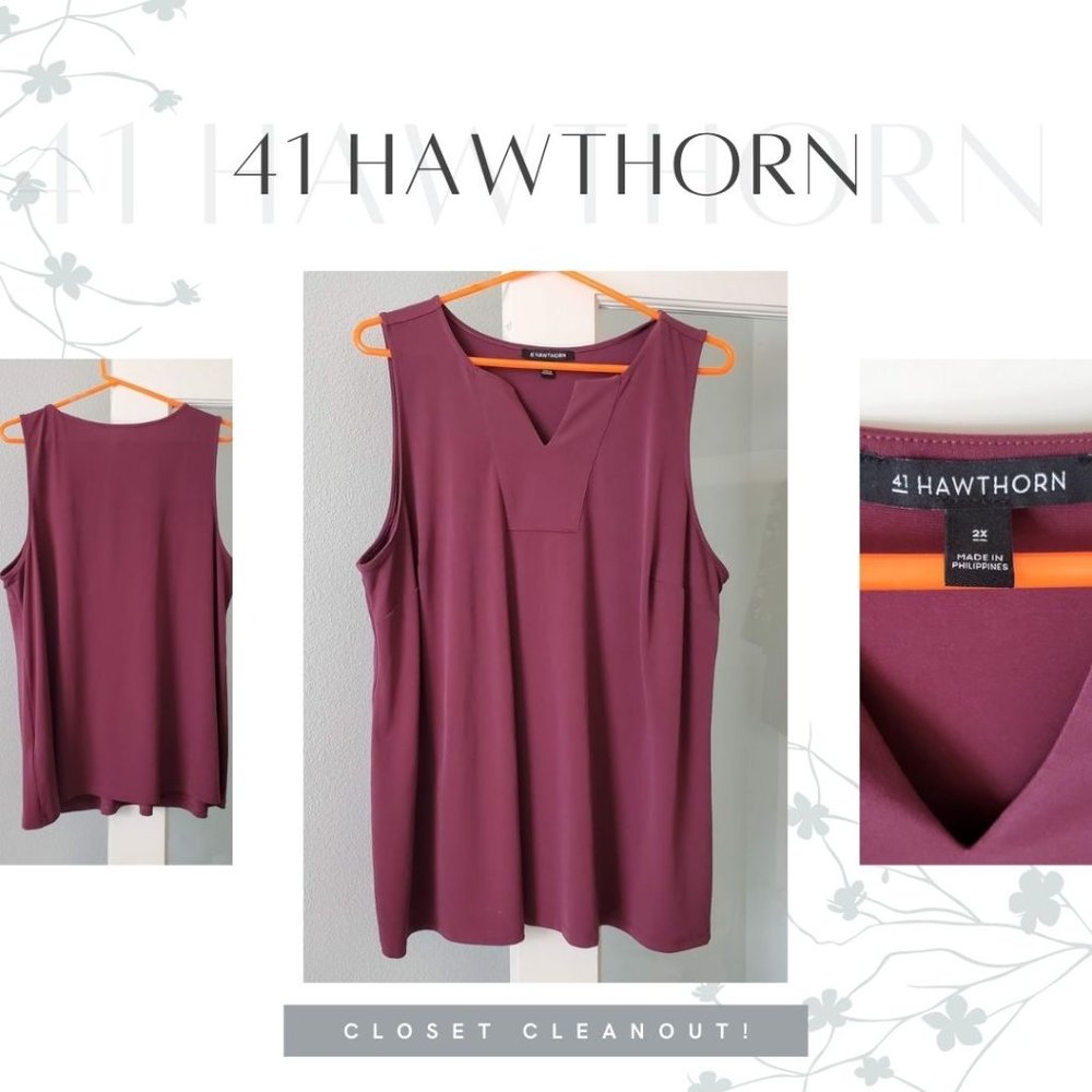 41 Hawthorn/Stitch Fix Purple/Maroon Tank